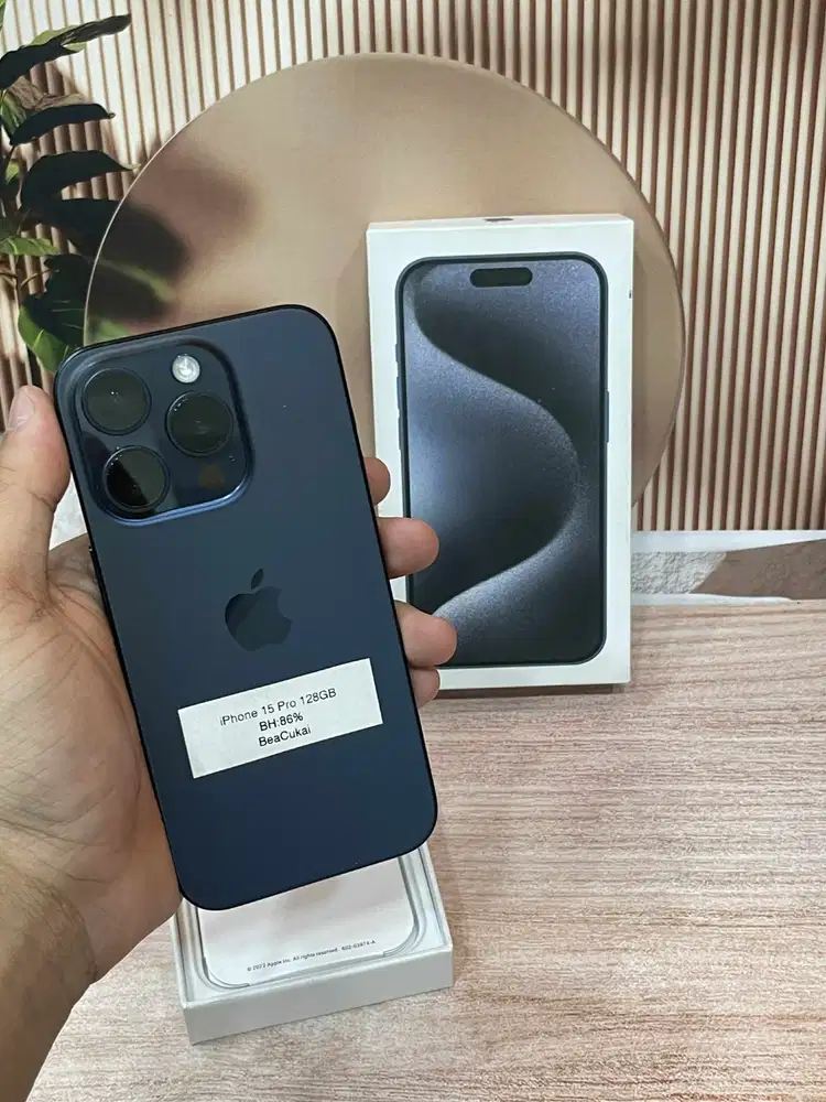iPhone 15 128GB Black Second Original Ex IBox