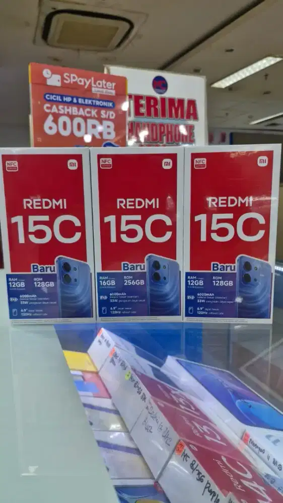 Xiaomi redmi 15c ram 6gb+6gb/128gb & 8gb+8gb/256gb nfc bisa TT kredit