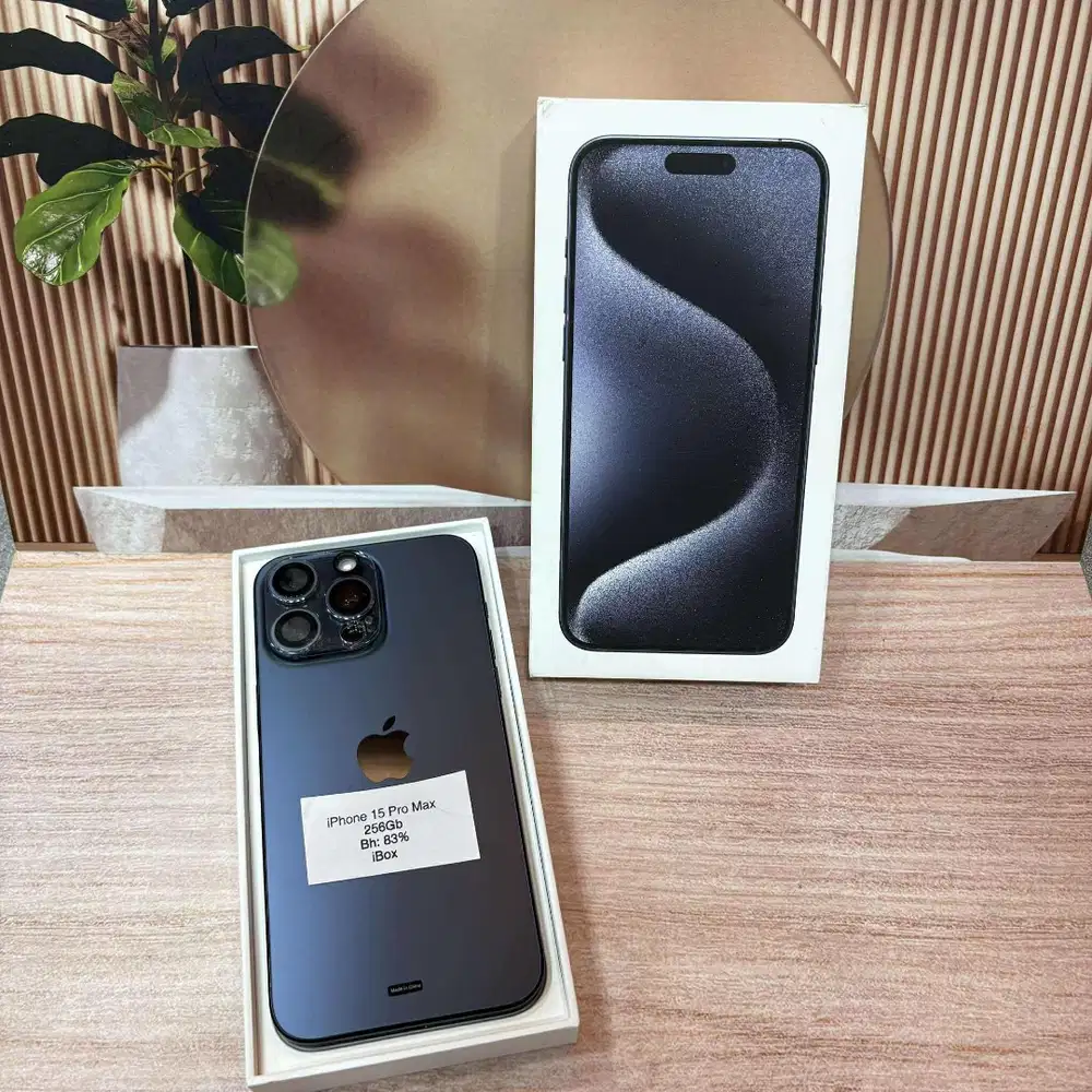 iPhone 15 Pro Max 256GB Deep Blue Titanium Ex Ibox