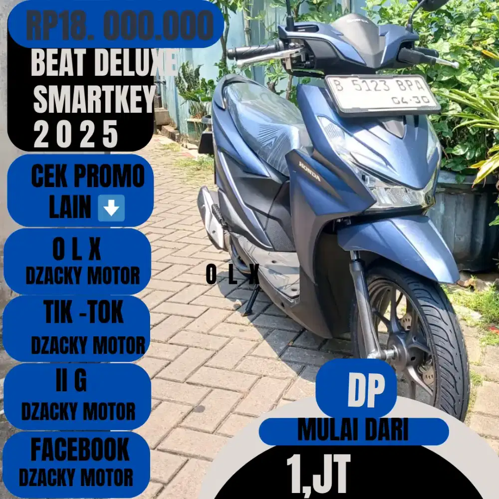 NEW BEAT DELUXE SMARTKEY 2025 SECOND LIKE NEW