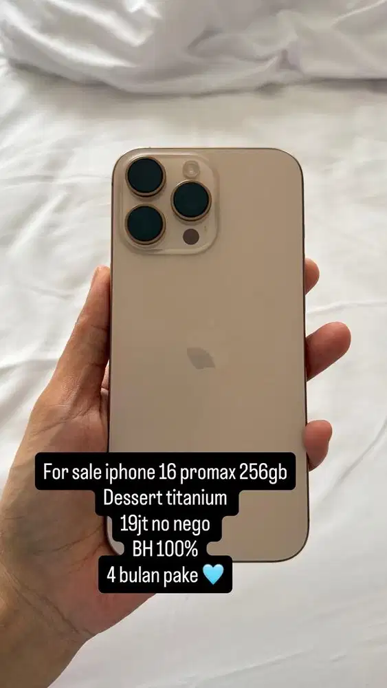 Iphone 16 pro max 256gb dessert titanium