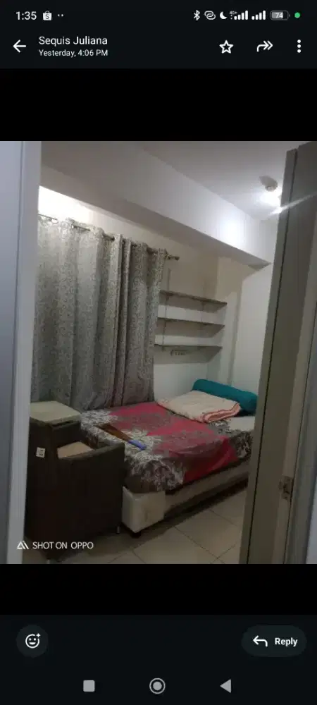 Disewakan apartemen greenbay semi fulnish