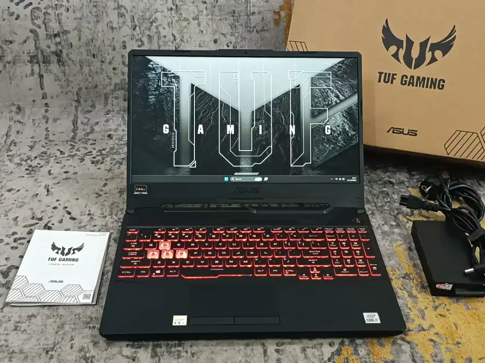 Asus TUF F15 FX506LH i7-10870H 16GB 512GB GTX 1650 4GB Fulset Like New