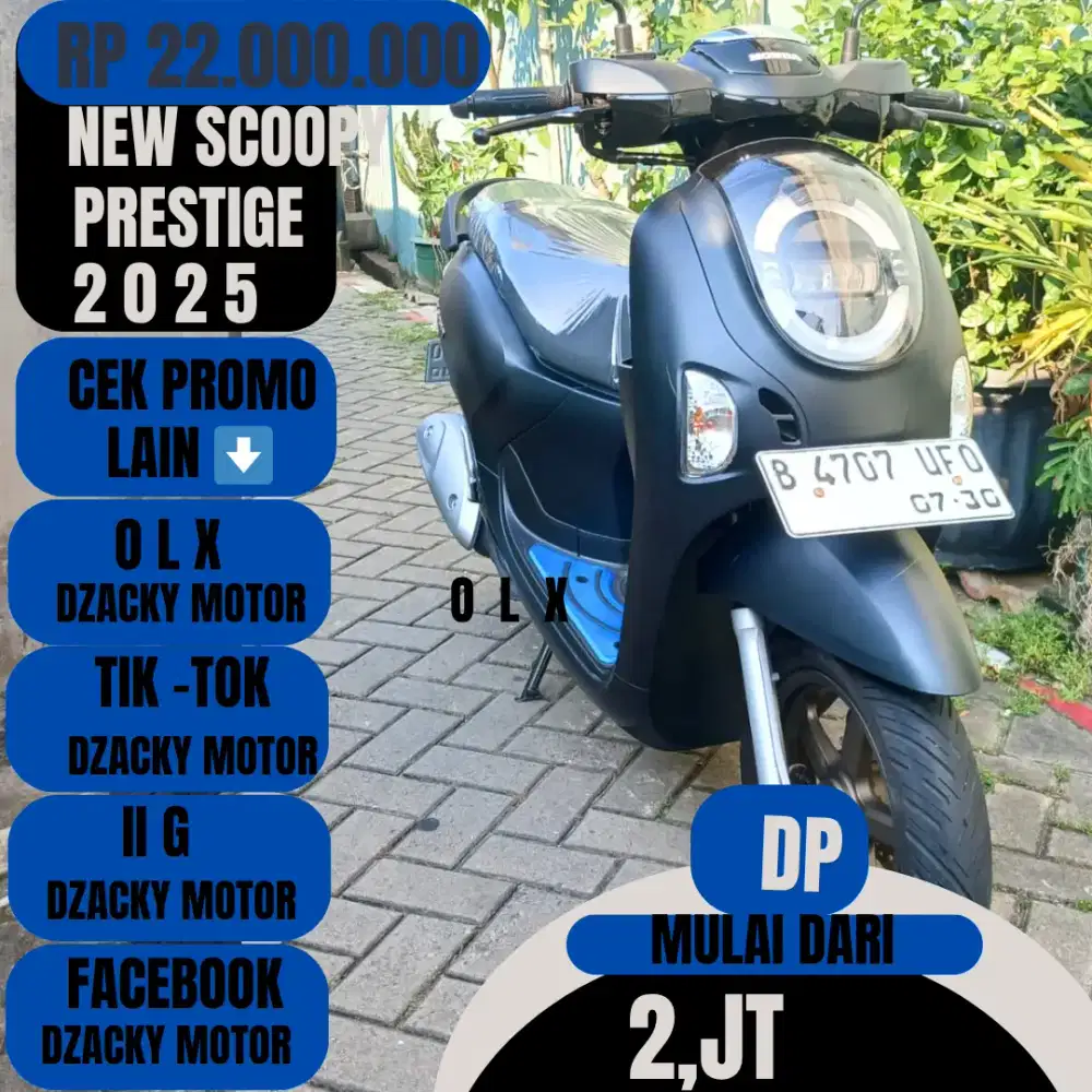 NEW SCOOPY PRESTIGE 2025 SECOND LIKE NEW
