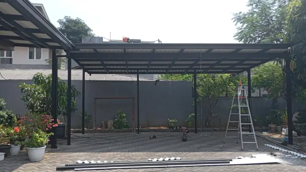 Kanopi atap alderon rs