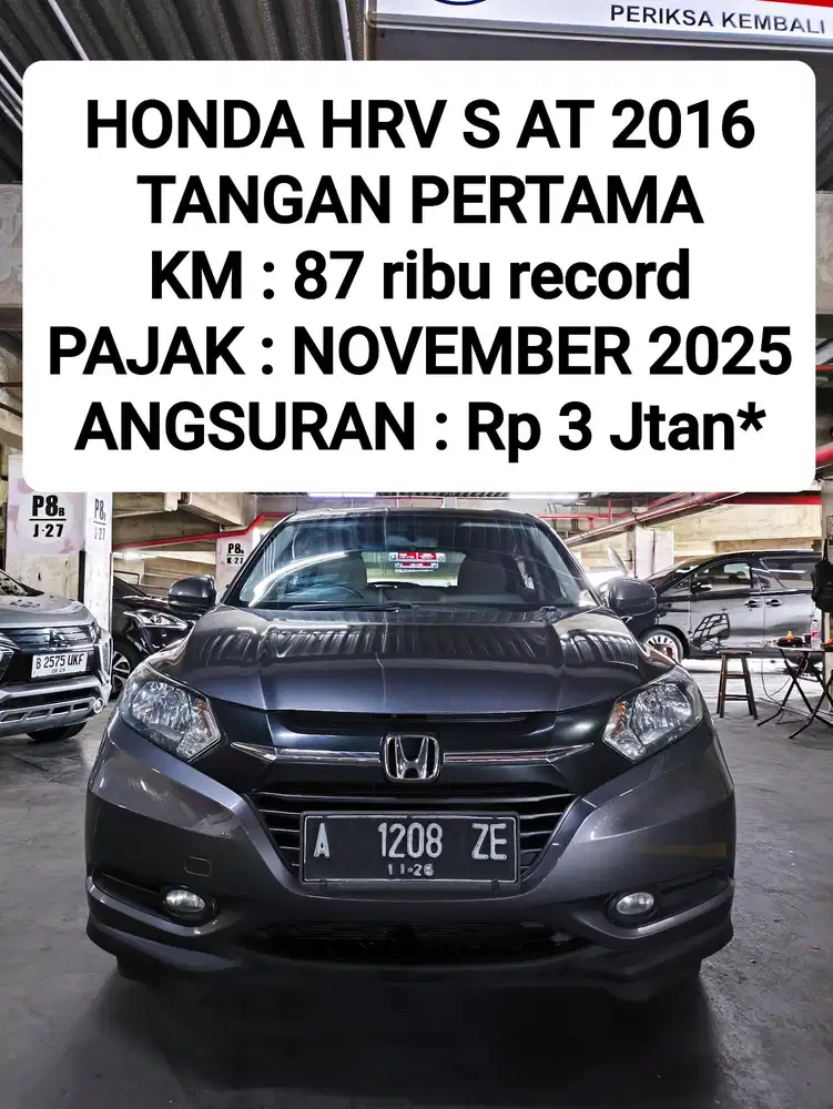 Honda HR-V S AT 2016 Tangan Pertama HRV