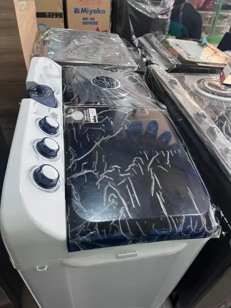 Mesin cuci polytron 2 tabung bisa kredit promo gratis 1x angsuran