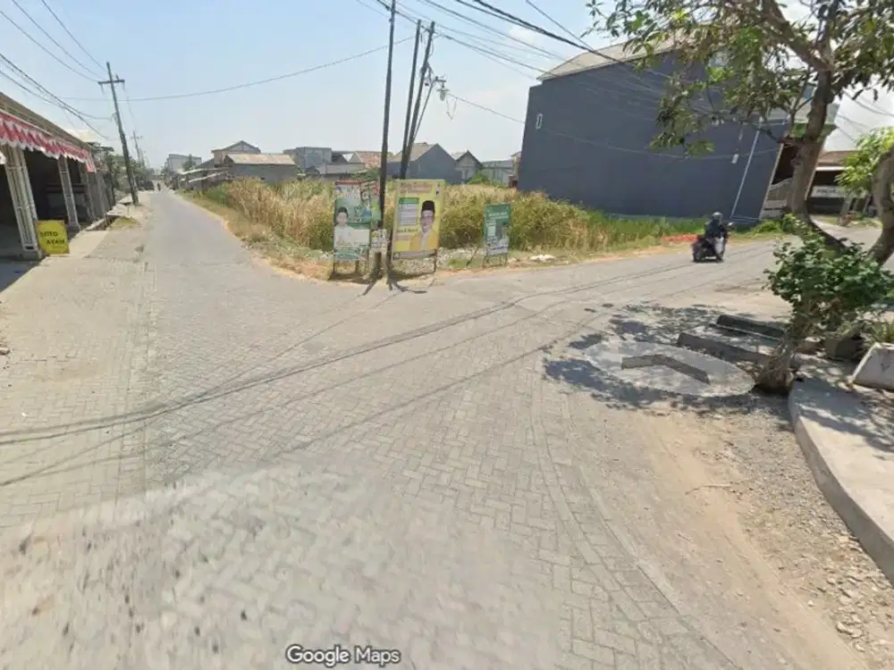 Dijual Tanah kavling Poros Menganti Gresik Jl. Ngablak Rejo cocok buat Usaha