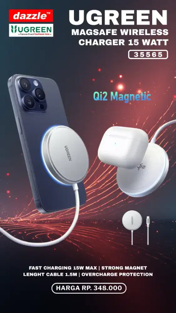 UGREEN WIRELESS CHARGER 15W (35565)