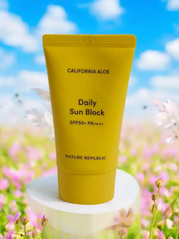Nature Republic sunscreen daily sunblock california aloe
