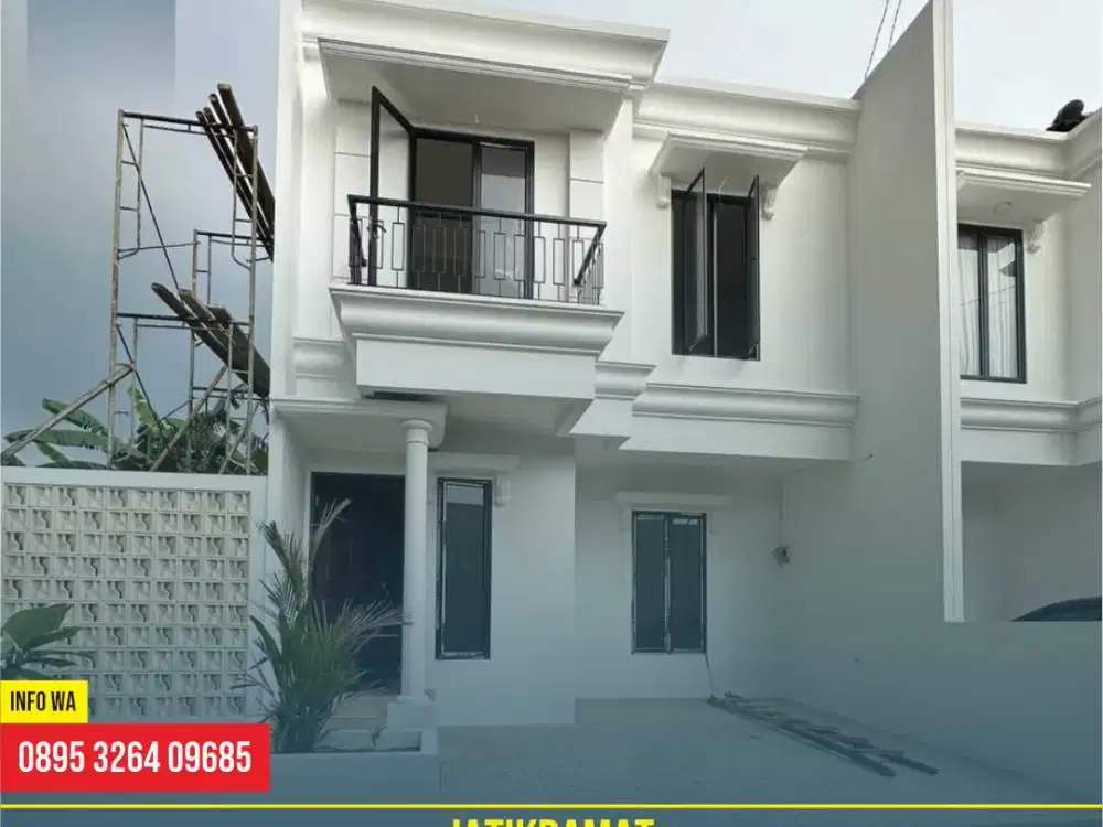 Rumah Dijual SIAP HUNI American Classic Di Jatikramat Dekat Jatibening Kota Bekasi Dekat Tol Jatiasih [AR057]