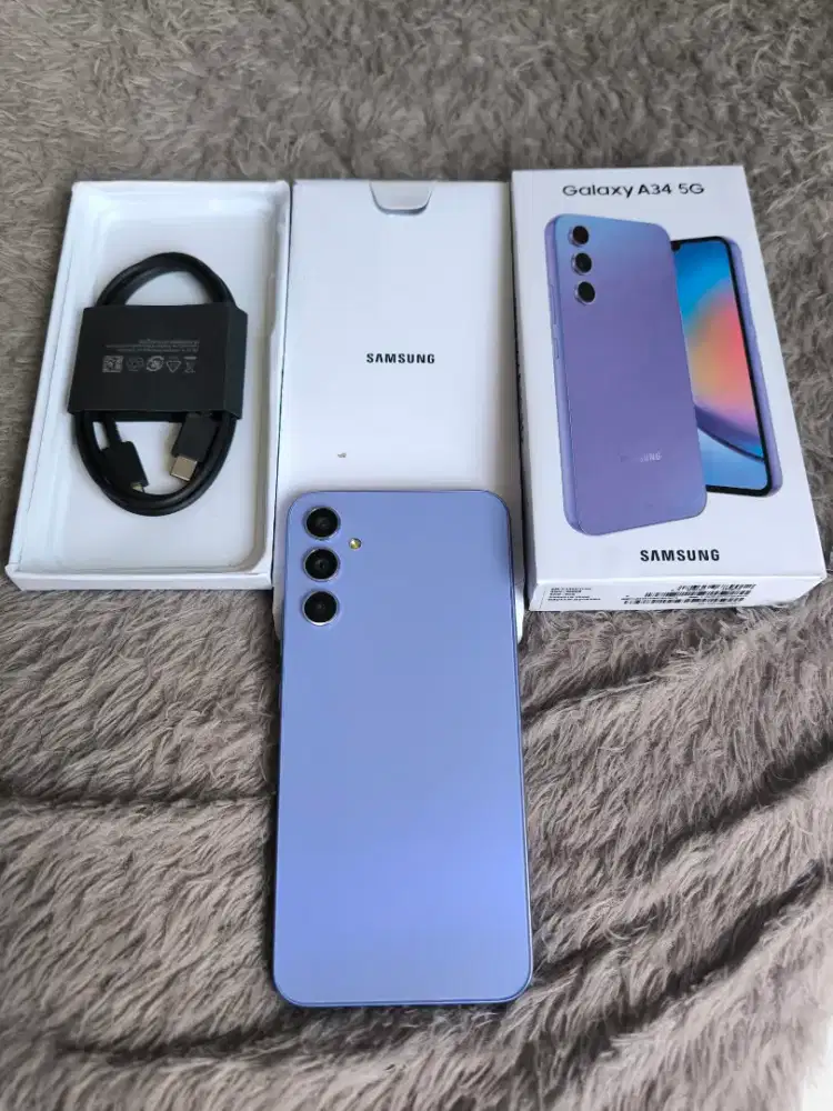 SAMSUNG A34 5G RAM 8/256GB RESMI SEIN FULL NO MINUS
MULUS 99%