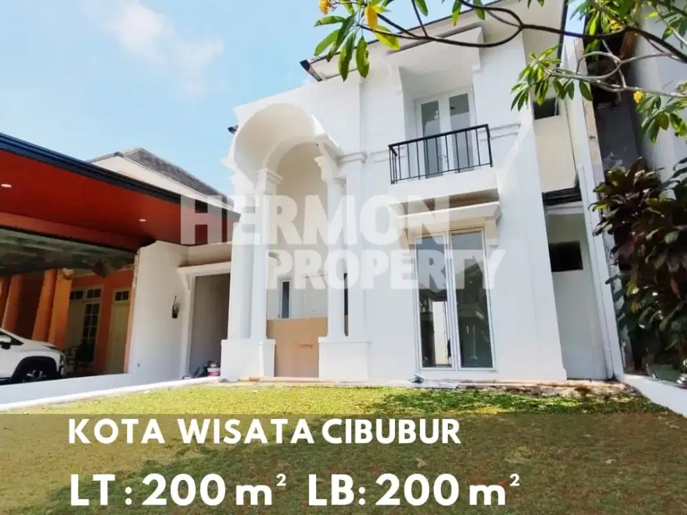 Rumah Impian Bangunan Luas , Renovasi Total seperti Rumah Baru di Kota Wisata cibubur