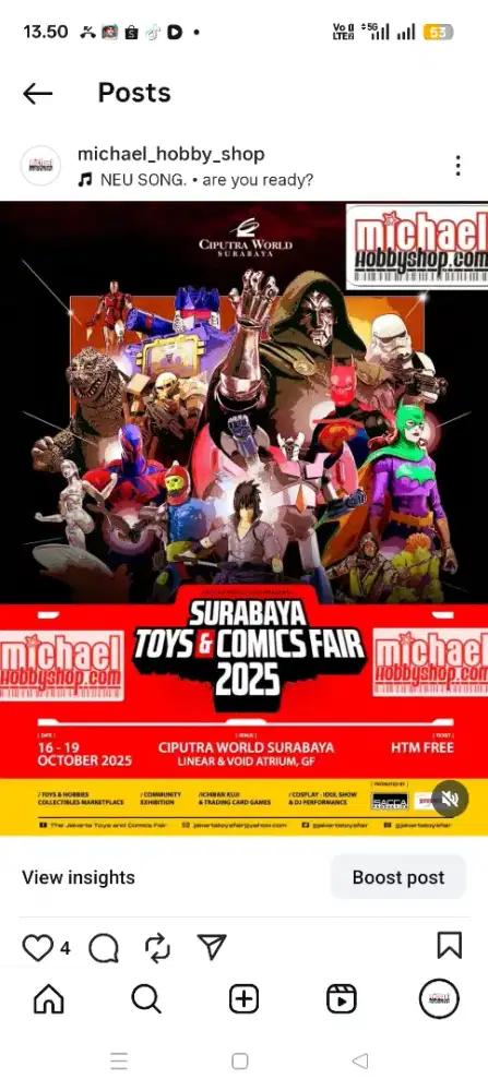 Dibutuhkan SPG untuk acara Surabaya Toys Fair
