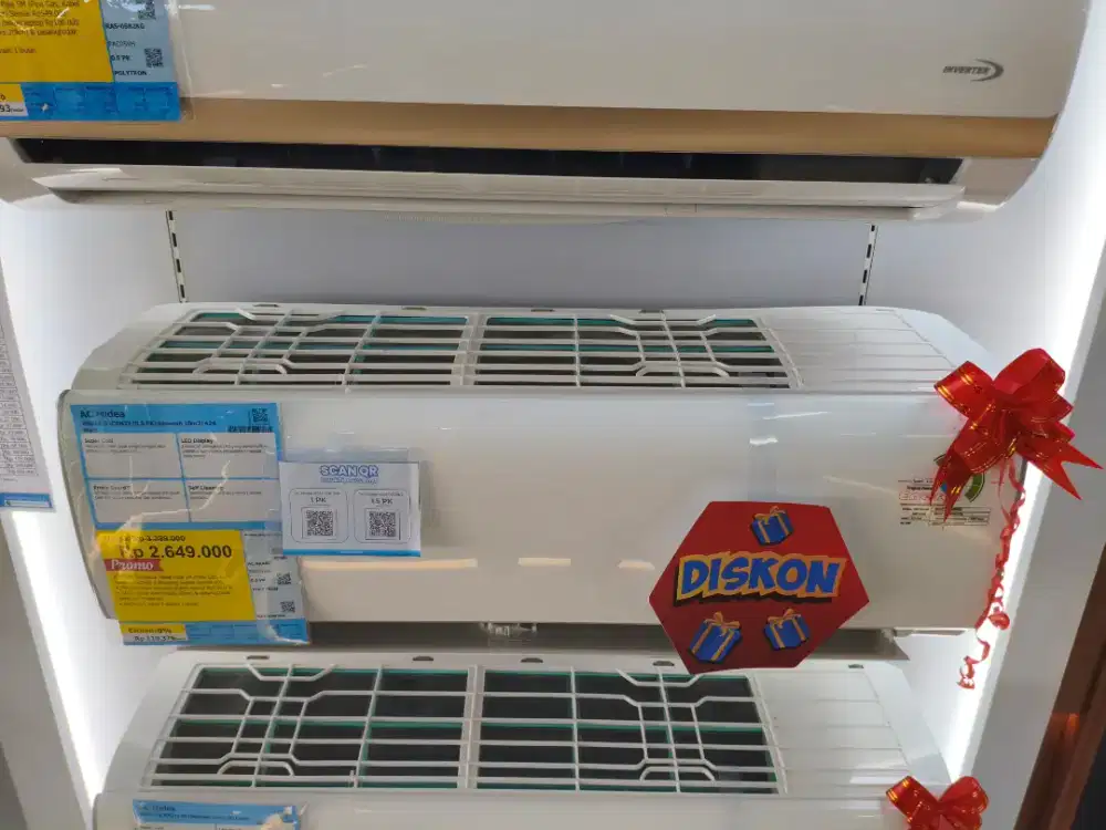 Promo AC Midea 0.5 PK Bisa Cicilan Tanpa DP Gratis 2x Cicilan