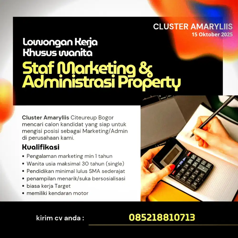 Sales property wanita