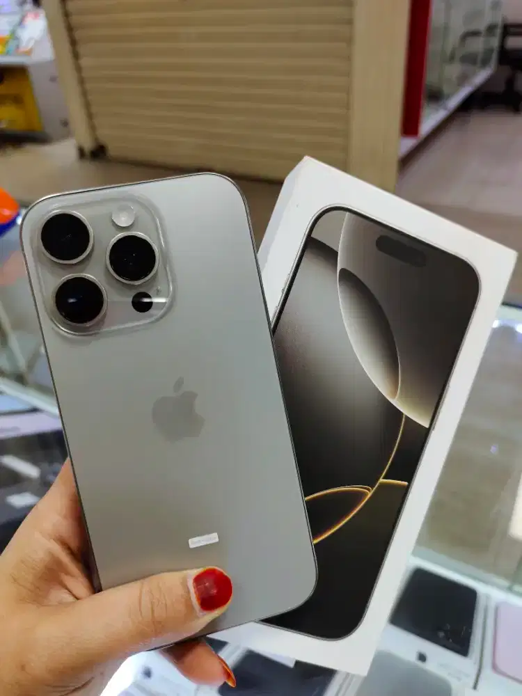 IPHONE 16 PRO 128 NATURAL SECOND IBIX BH 100% GARANSI ON JUNI 2026