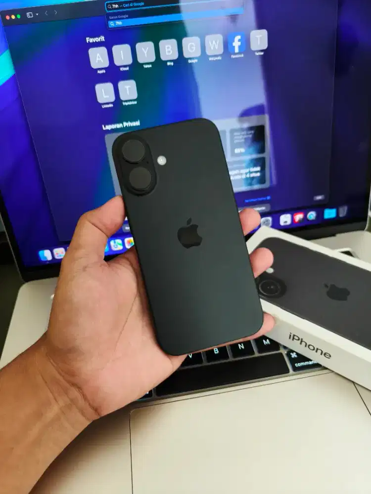 Iphone 16 128gb ibox fullset like new garansi panjang