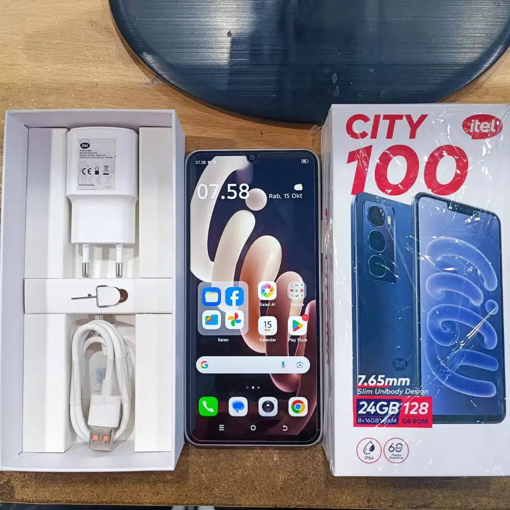 Itel City 100 8/128 Pure Titanium, Bekas/2nd/second