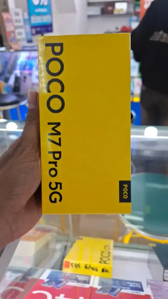 Poco M7 pro 5G ram 8gb+8gb/256gb nfc baru segel bisa TT dan keedit