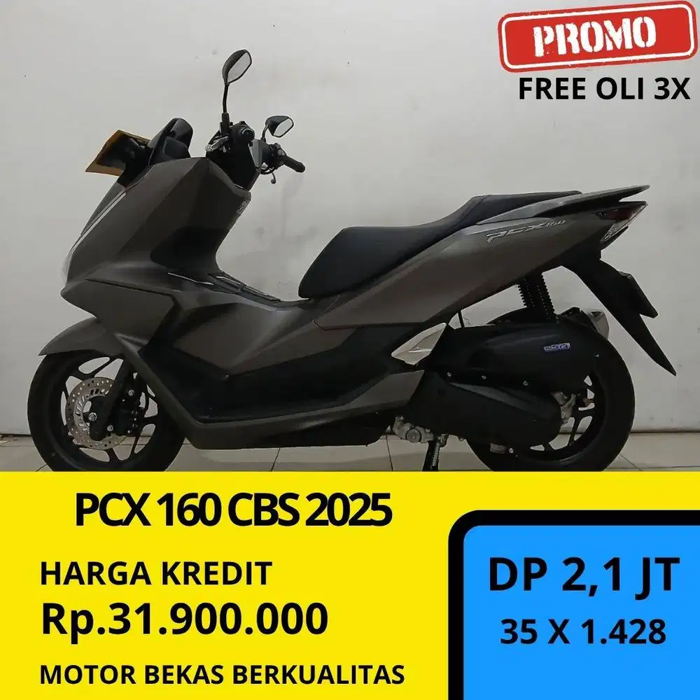 Honda PCX 160 CBS 2025 Ayoo Barang Ready Abangkuu