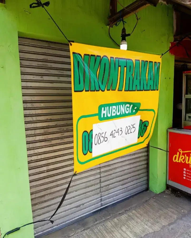 DISEWAKAN KIOS untuk jualan panghegar permai