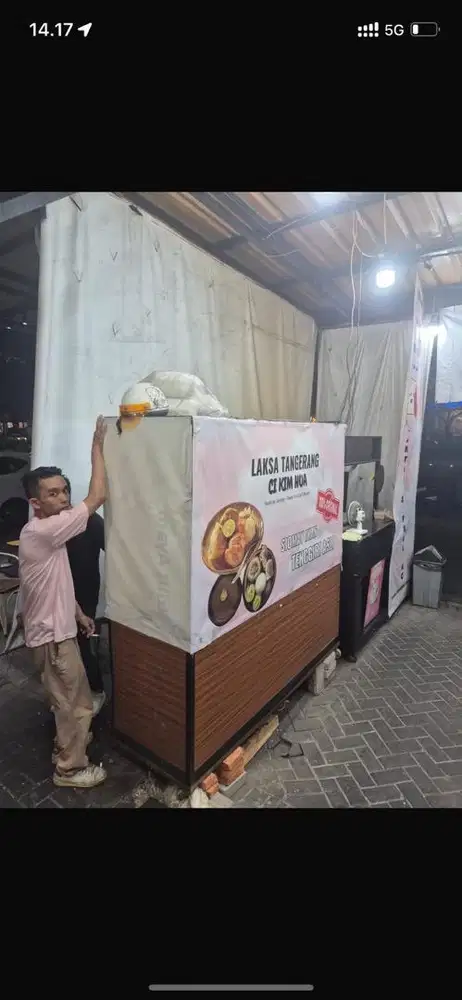 Gerobak jualan siap pakai