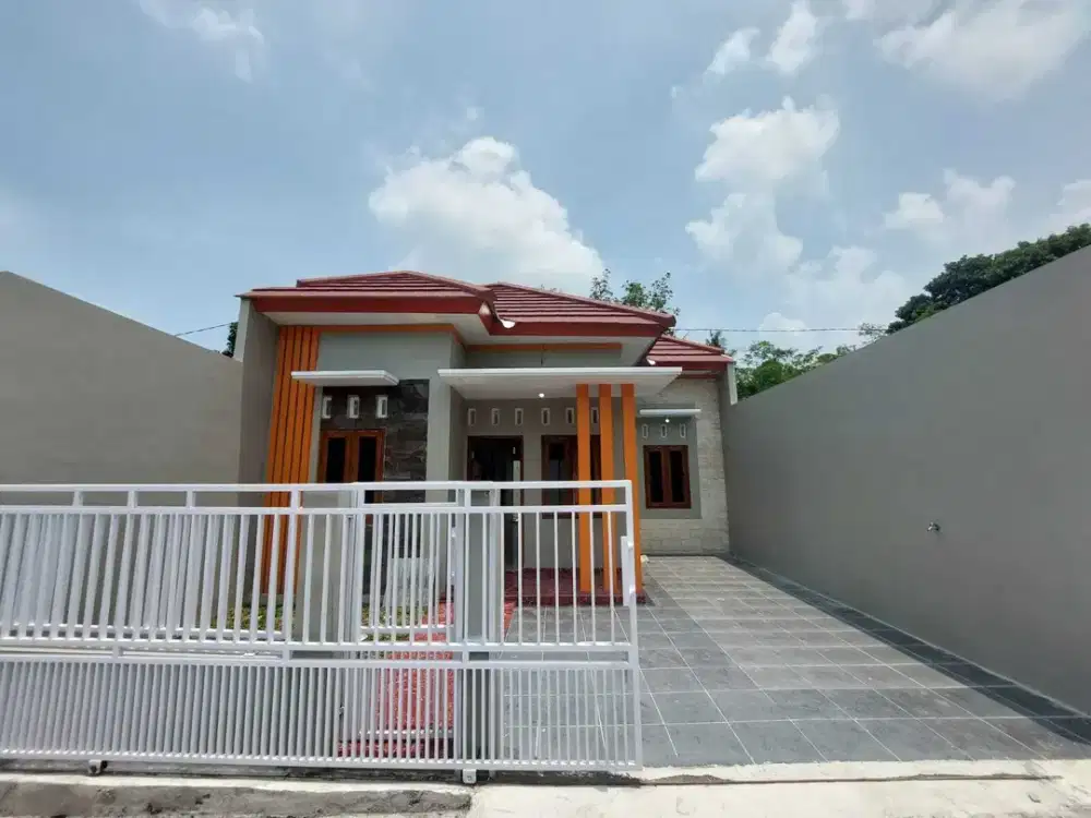 RUMAH CANTIK SIAP HUNI BOANUS PAGAR 700JTAN SHM PECAH