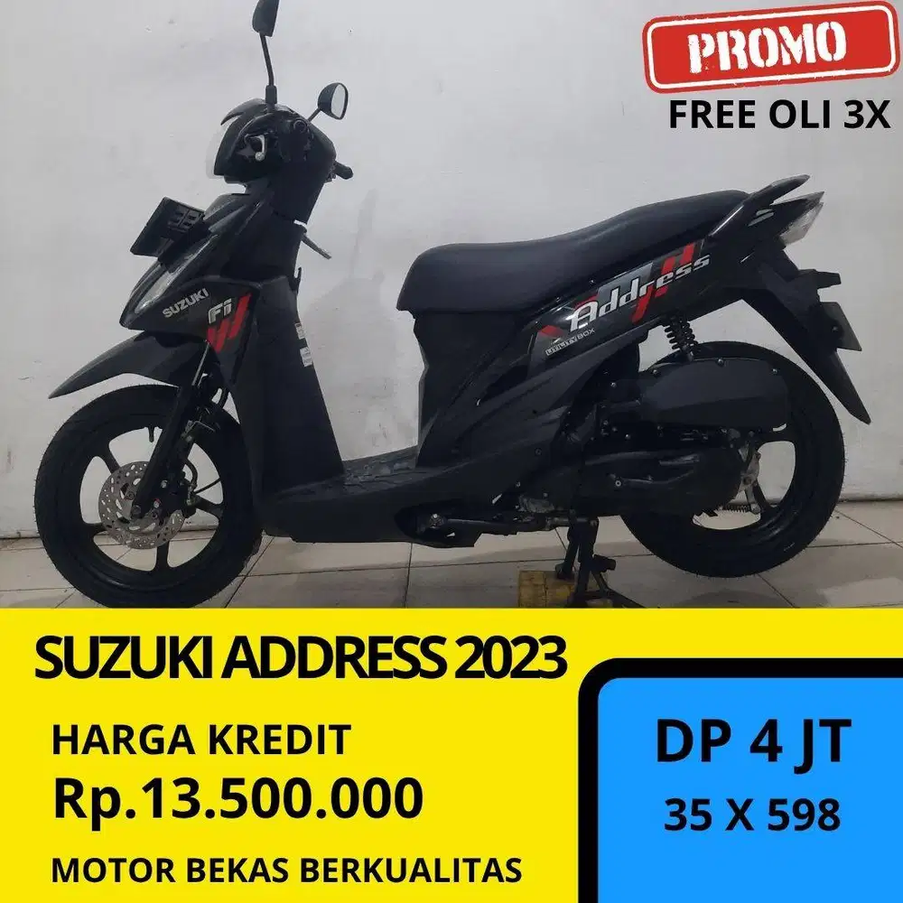 Suzuki Address 2023 Berkualitas Free Oli 3 kali