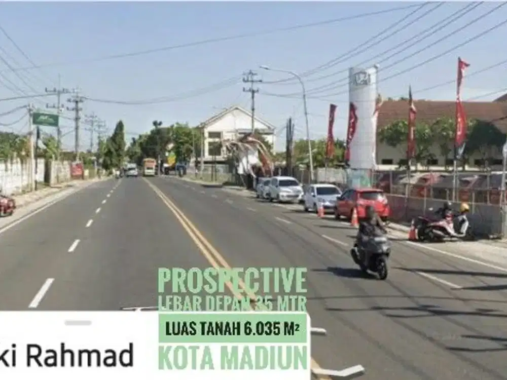 [AD] Tanah LD 35 mtr, Basuki Rahmad KOTA MADIUN Mantapp