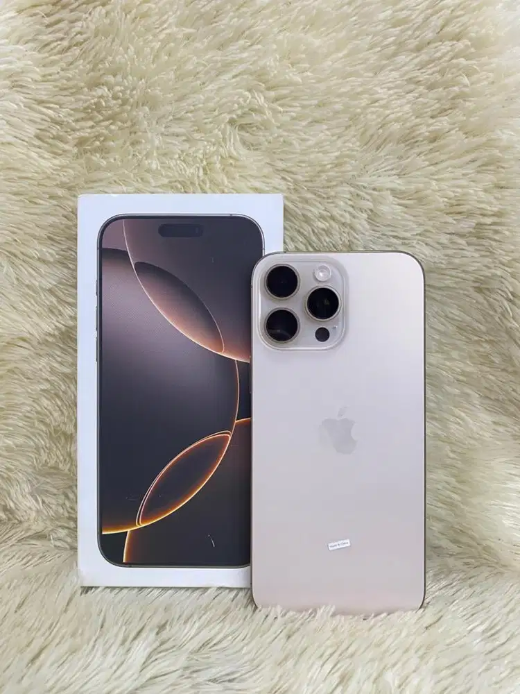 IPhone 16 Promax 256Gb Desert titanium garansi agustus 2026 #3Gcom