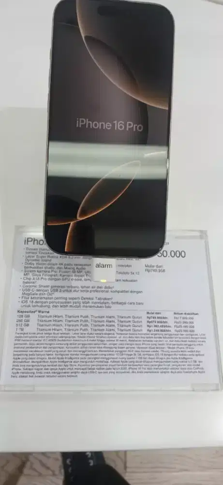 IPHONE 16 PRO 256 GB