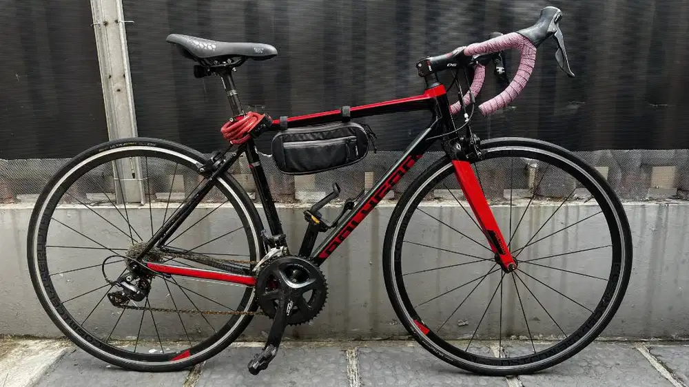 Polygon Strattos S3 (Black-Red) Size 51