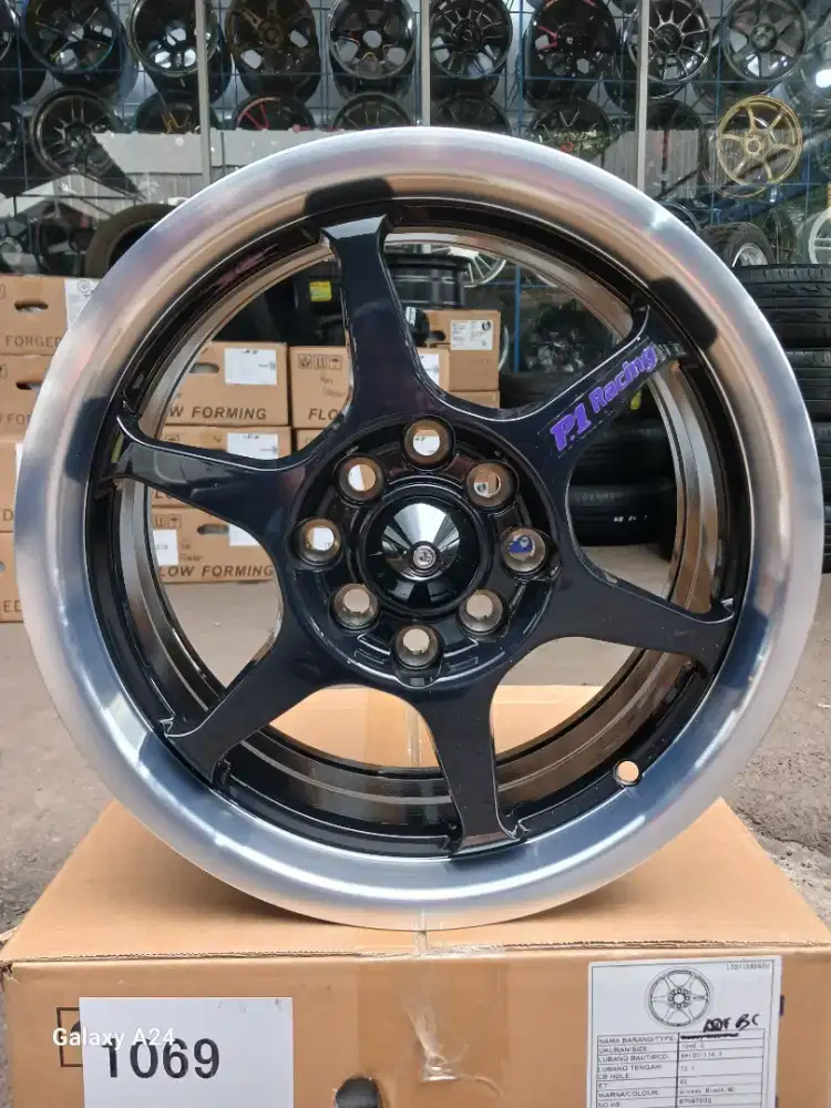 Velg buddy club P1 racing ring 15x6,5 4x100/114,3 ET 42 avanza xenia