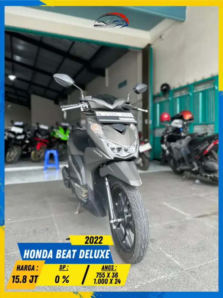 HONDA BEAT DELUXE 2022 MANTAP MASZEHH HIKMAH MOTOR KEPUH MALANG