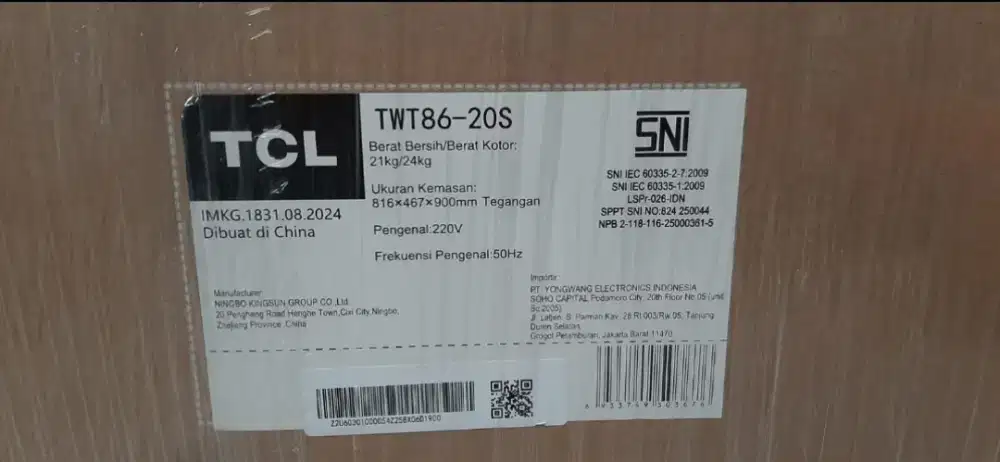 TCL TWT  86 - 20S