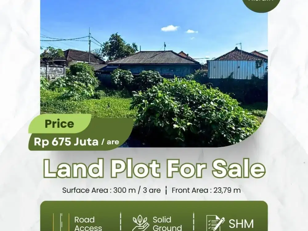 Dijual Tanah Murah dikawasan Perumahan & Dekat Glogor Carik Arah Kuta