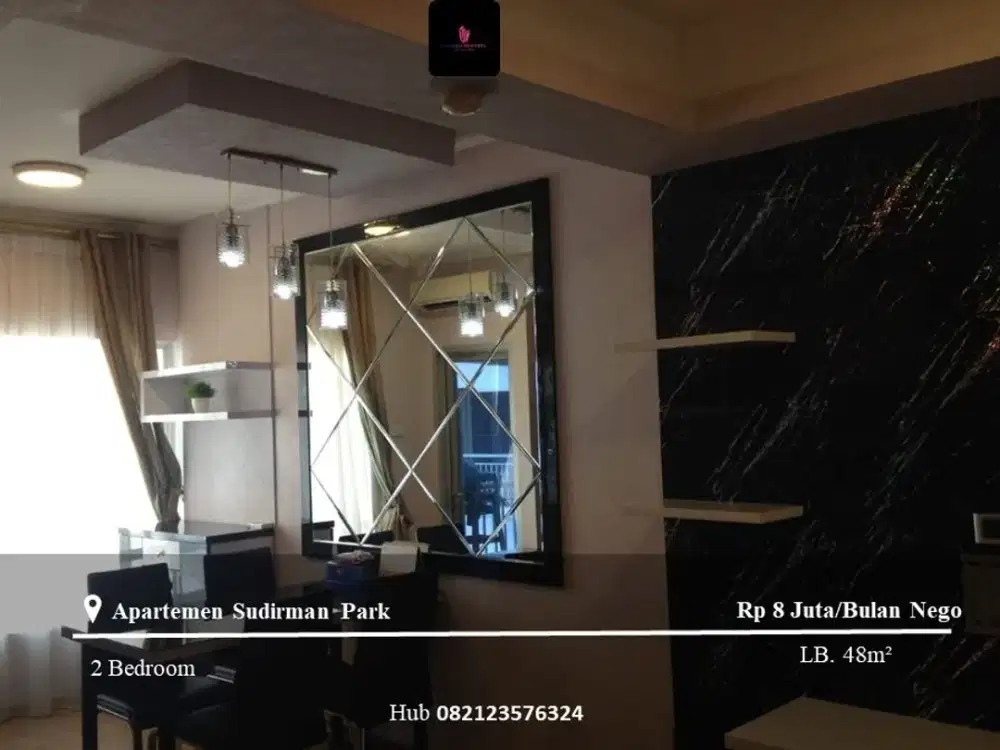 Disewakan Apartement Sudirman Park Mid Floor 2BR Furnished