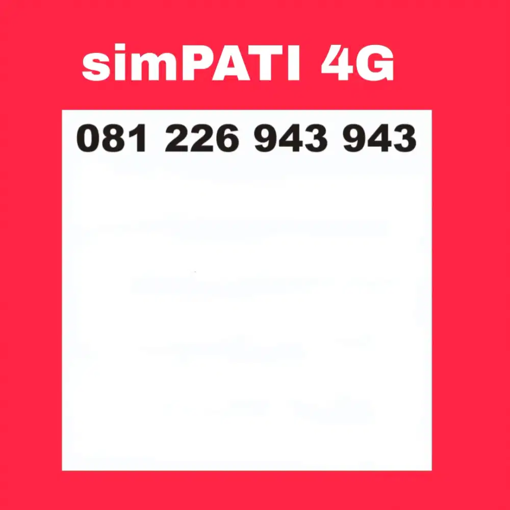 Nomor cantik telkomsel