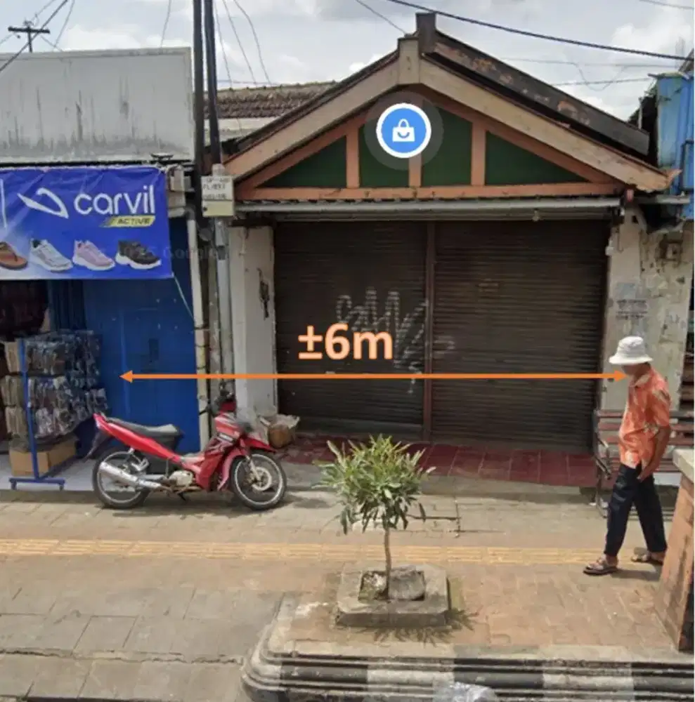 Jual Toko & bangunan lokasi satu deret & dekat pasar Projo Ambarawa