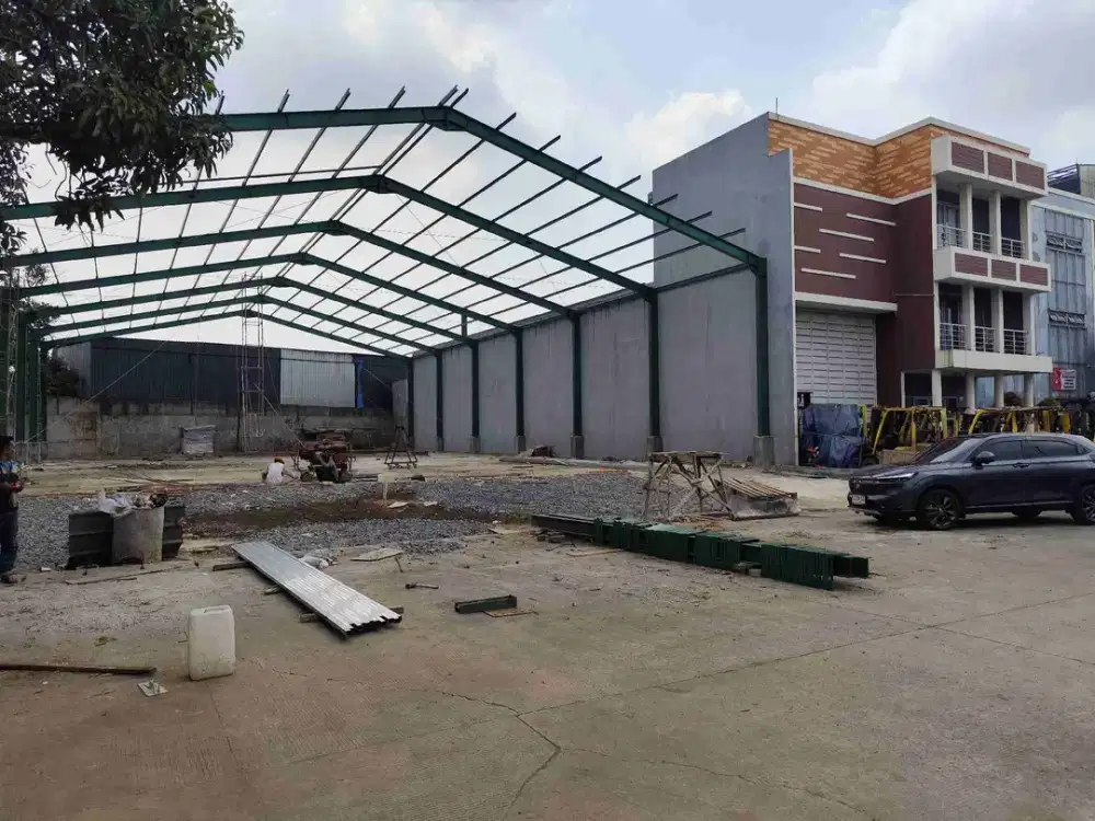 Di sewakan gudang baru siap pakai di Tangerang