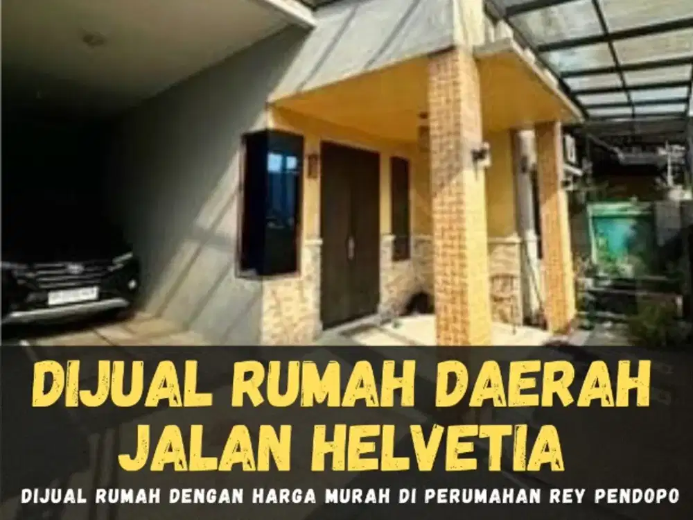 DIJUAL RUMAH KOMPLEK DAERAH JALAN HELVETIA VETERAN