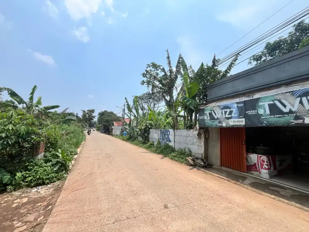 Tanah Cisauk Tepi Jalan - Cocok Hunian/Kontrakan