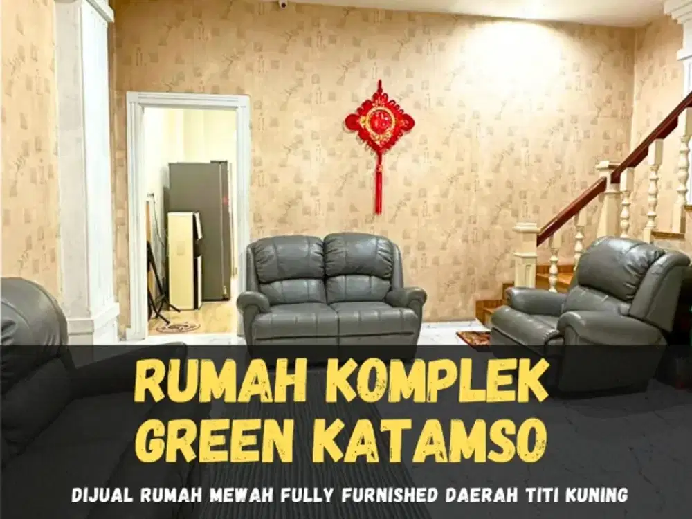 DIJUAL RUMAH DALAM KOMPLEK GREEN KATAMSO