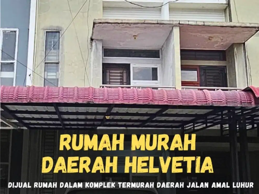 DIJUAL RUMAH UNDER 1 M DAERAH JALAN AMAL LUHUR