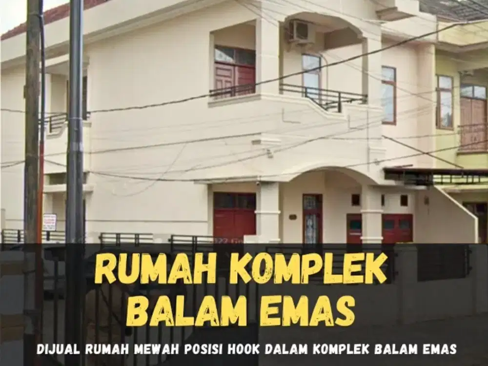 DIJUAL RUMAH KOMPLEK BALAM EMAS DAERAH MEDAN SUNGGAL