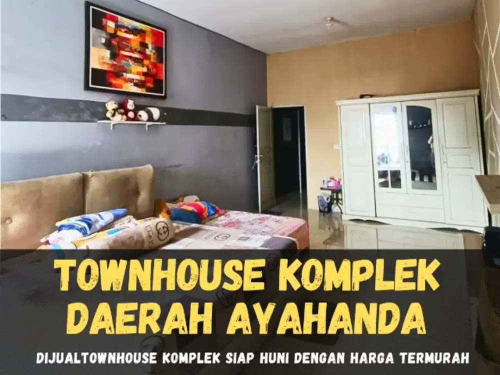 DIJUAL TOWNHOUSE SIAP HUNI CUMA 500 JUTAAN