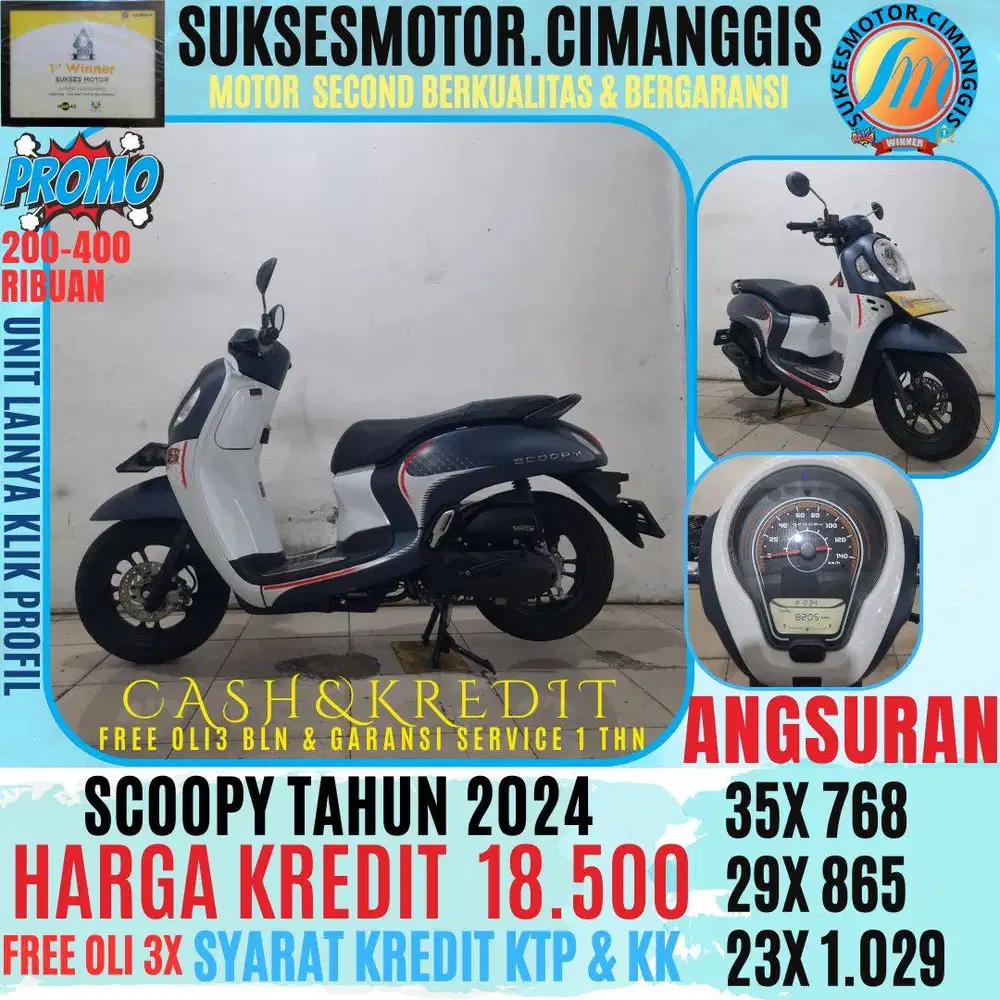 SCOOPY TERMURAH CASH/KREDIT KLIK PROMO UNIT LAINYA DI PROFIL