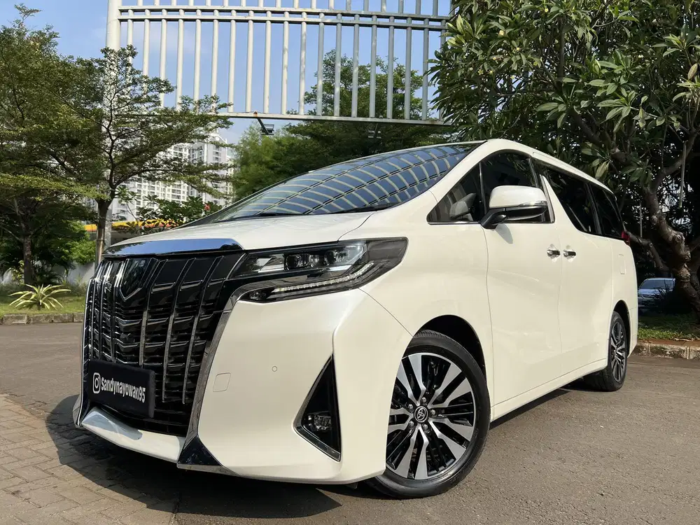 TDP75JT KM.23.000 ALPHARD 2.5 G ATPM 2023/2024 WHITE ON BLACK