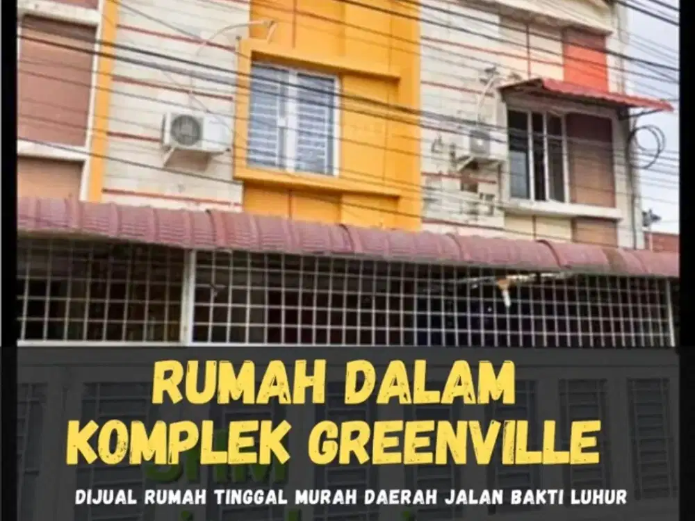 DIJUAL RUMAH KOMPLEK 800 JUTAAN DAERAH JALAN BAKTI LUHUR